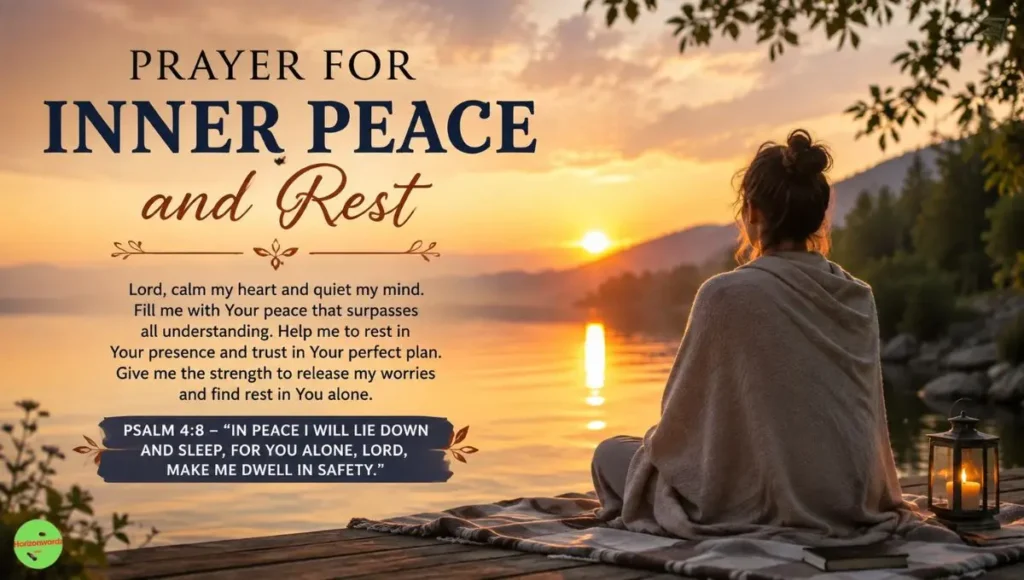 Prayer for Inner Peace and Rest 