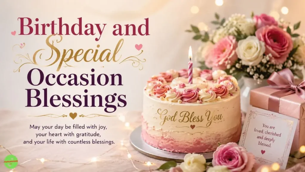 Birthday and Special Occasion Blessings