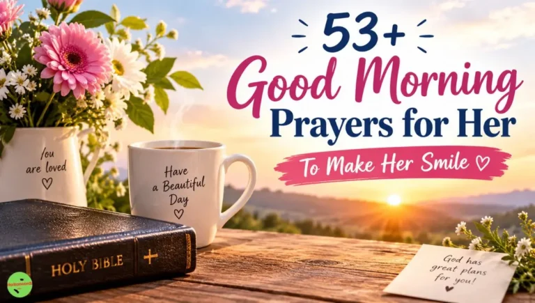 53+ Good Morning Prayers For Her To Make Her Smile