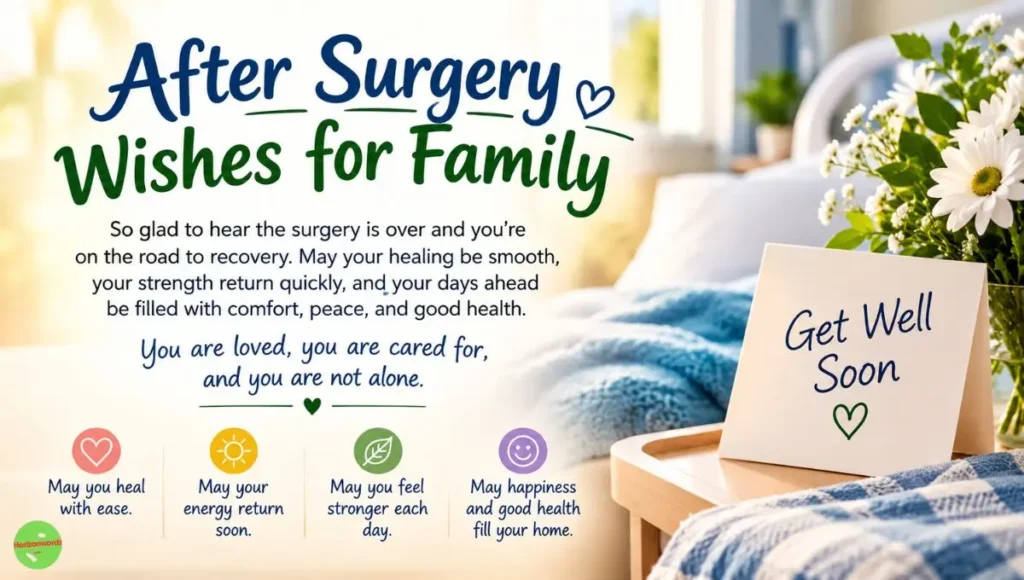 After Surgery Wishes for Family