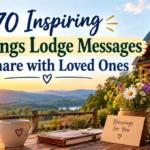 70 Inspiring Blessings Lodge Messages to Share with Loved Ones