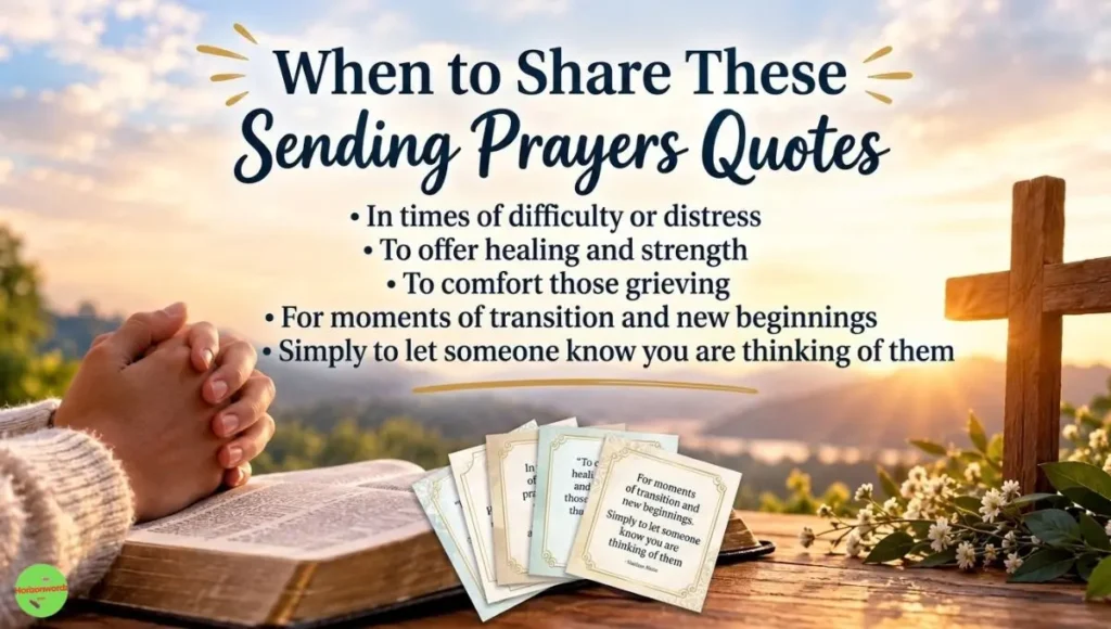 When to Share These Sending Prayers Quotes