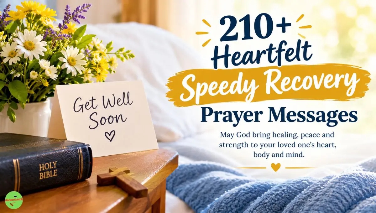 210+ Heartfelt Speedy Recovery Prayer Messages