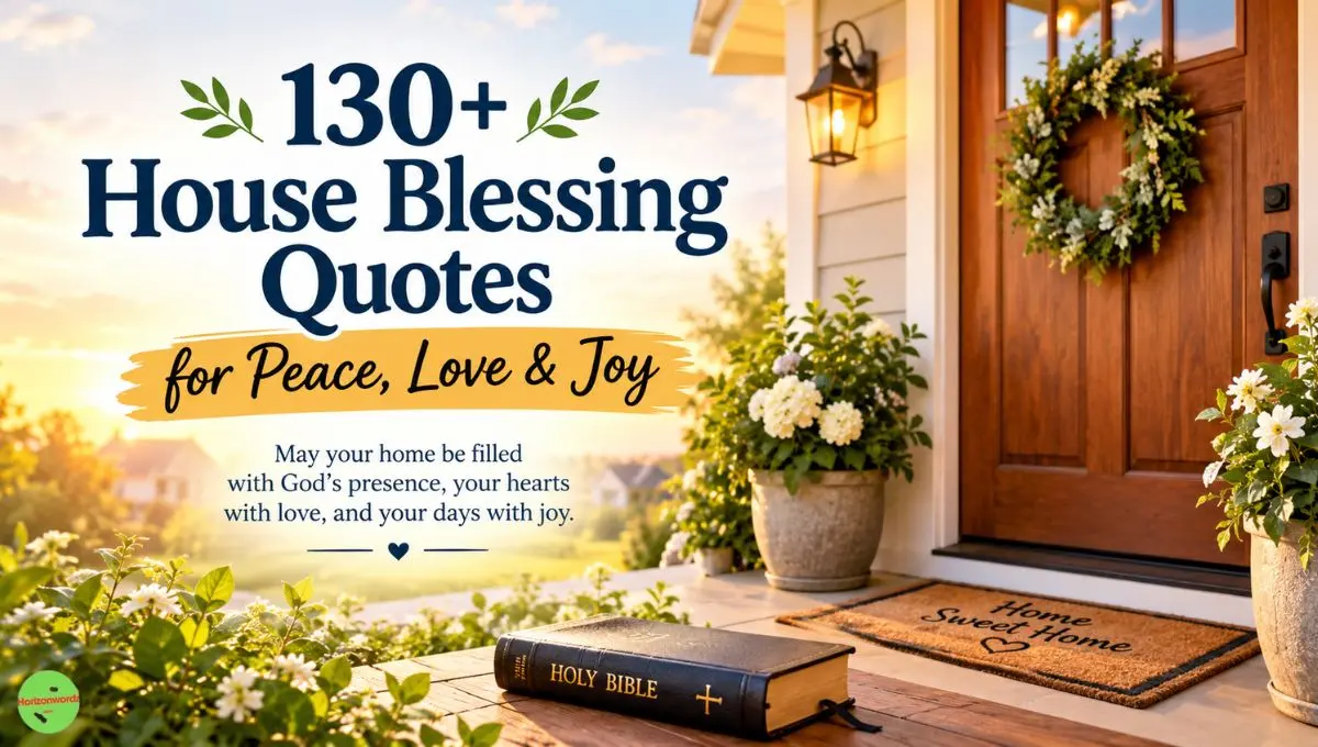 130+ House Blessing Quotes for Peace, Love & Joy
