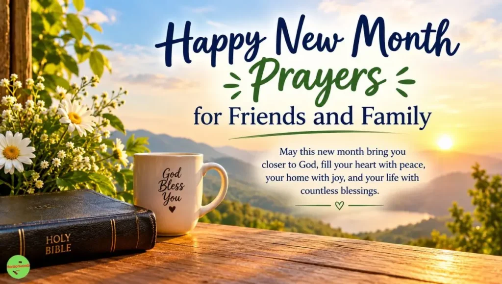 Happy New Month Prayers for Friends and Family