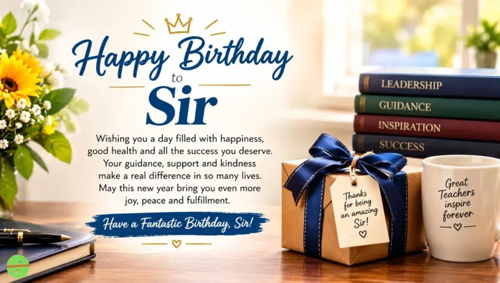 Happy Birthday to Sir Message
