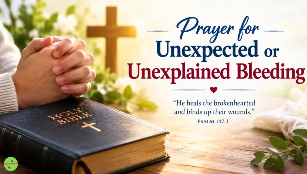 Prayer for Unexpected or Unexplained Bleeding
