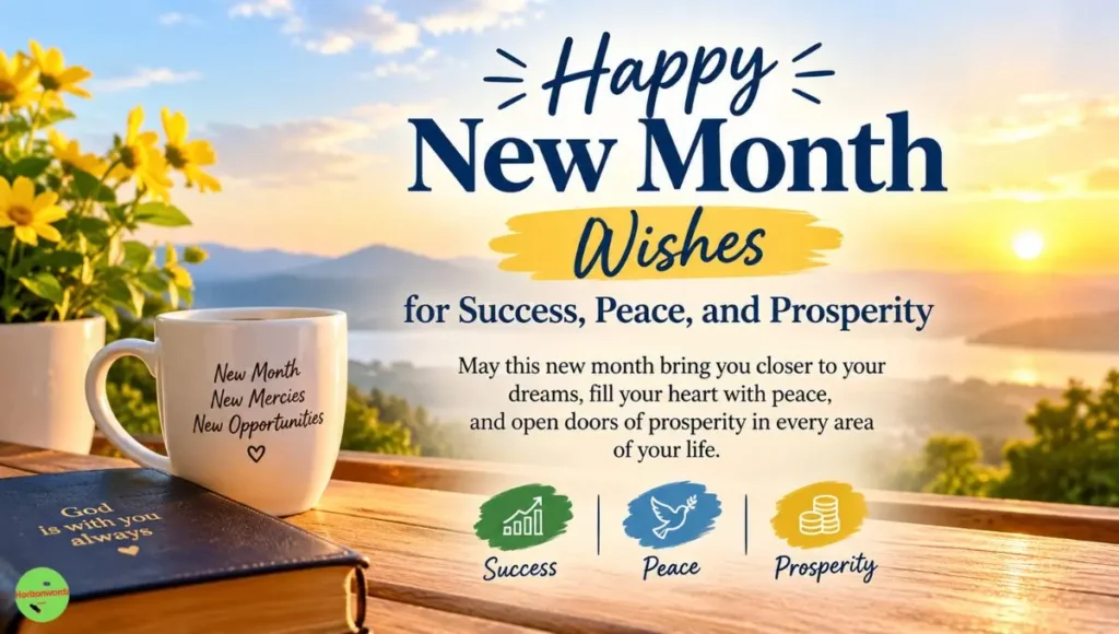 Happy New Month Wishes for Success, Peace, and Prosperity