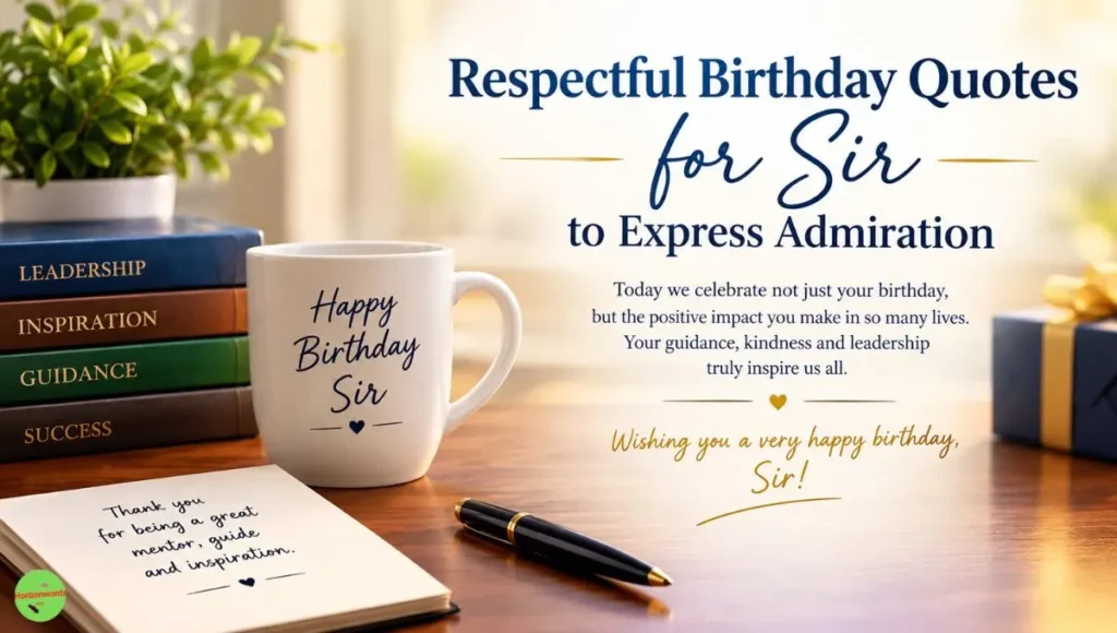 Respectful Birthday Quotes for Sir to Express Admiration