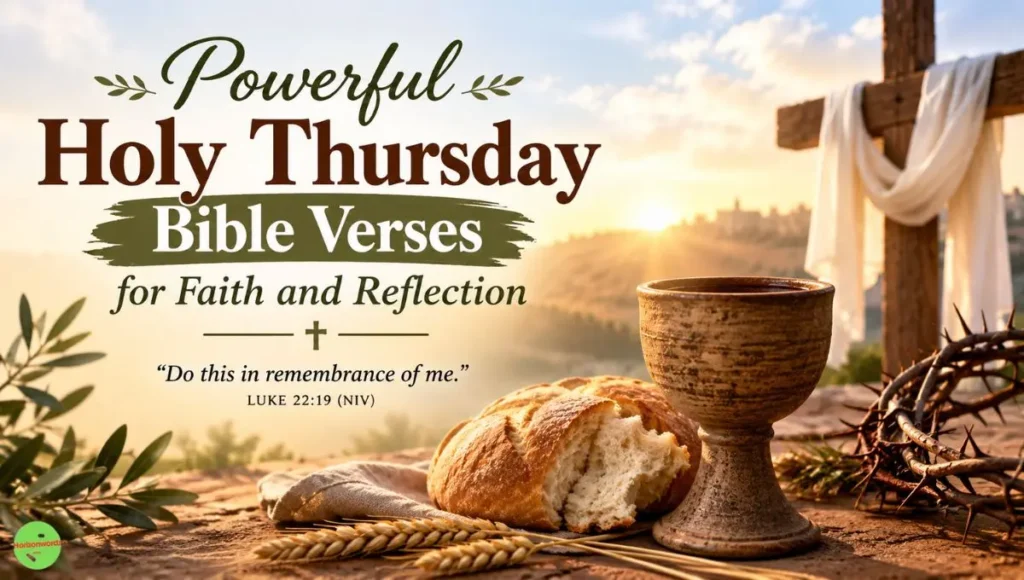 Powerful Holy Thursday Bible Verses for Faith and Reflection