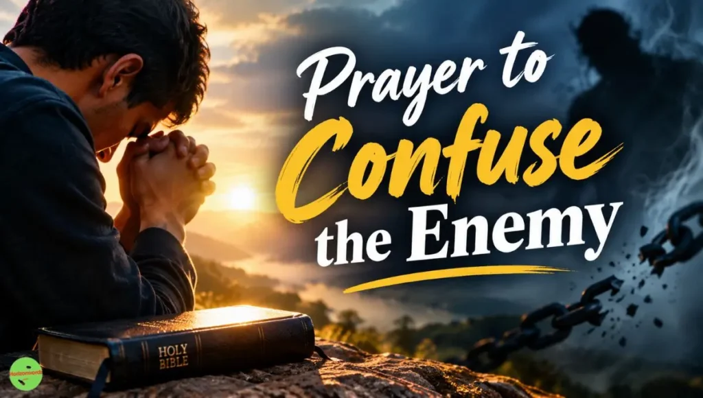 13. Prayer to Confuse the Enemy