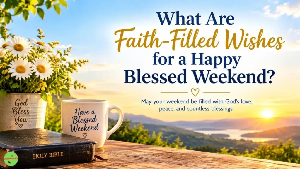 What Are Faith-Filled Wishes for a Happy Blessed Weekend?