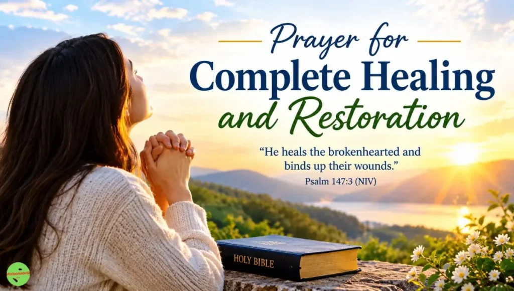 Prayer for Complete Healing and Restoration
