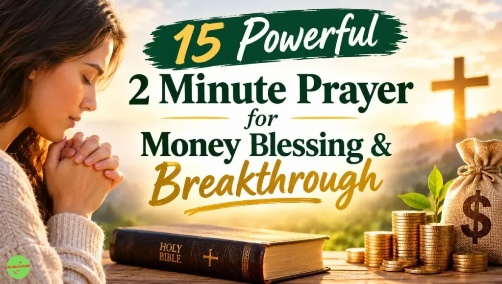 15 Powerful 2 Minute Prayer for Money Blessing & Breakthrough