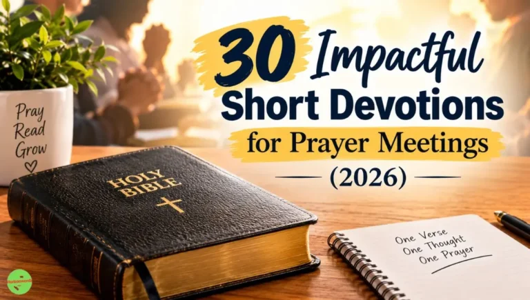 30 Impactful Short Devotions for Prayer Meetings (2026)