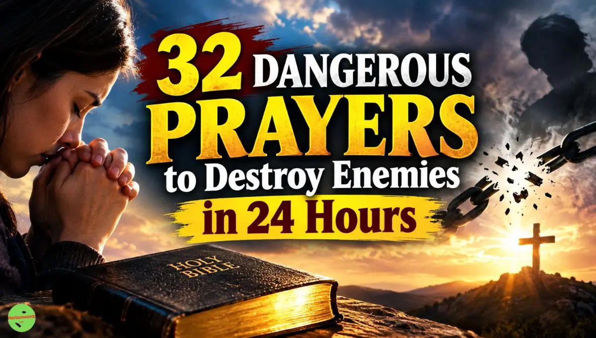 32 Dangerous Prayers to Destroy Enemies in 24 Hours