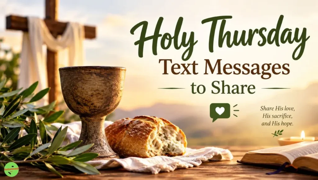 Holy Thursday Text Messages to Share