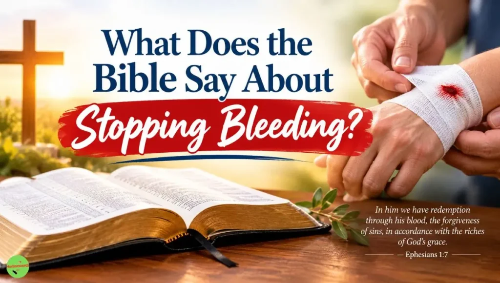 What Does the Bible Say About Stopping Bleeding?