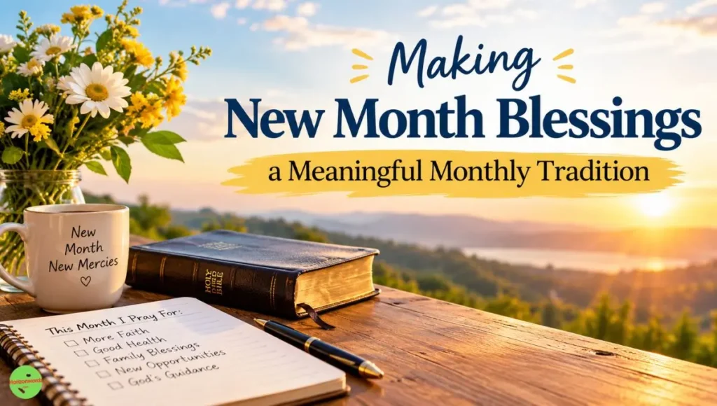 Making New Month Blessings a Meaningful Monthly Tradition