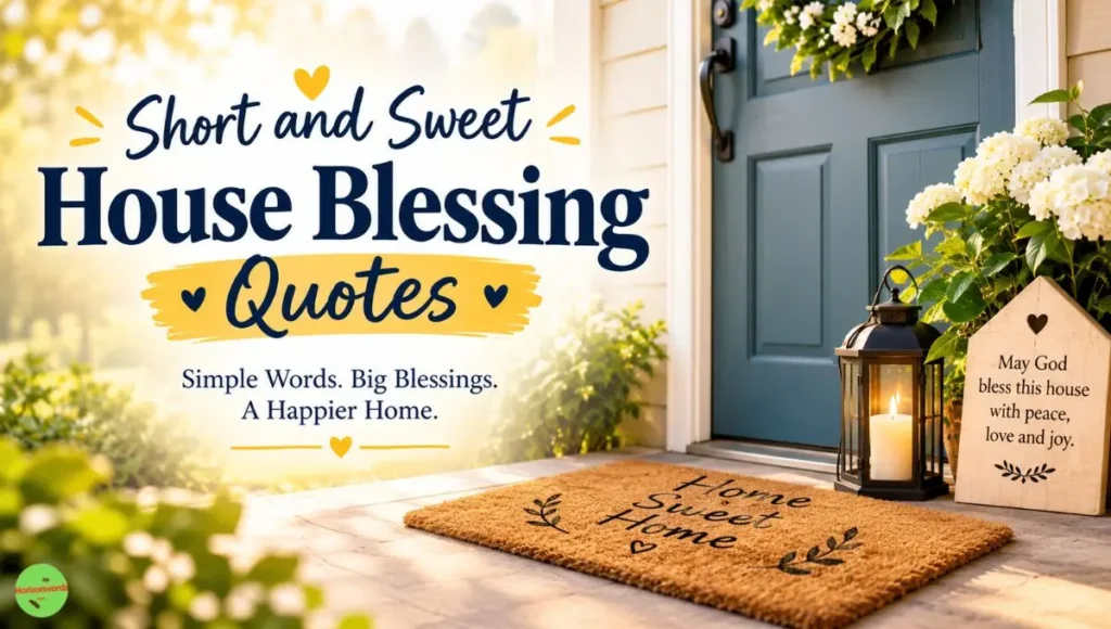 Short and Sweet House Blessing Quotes