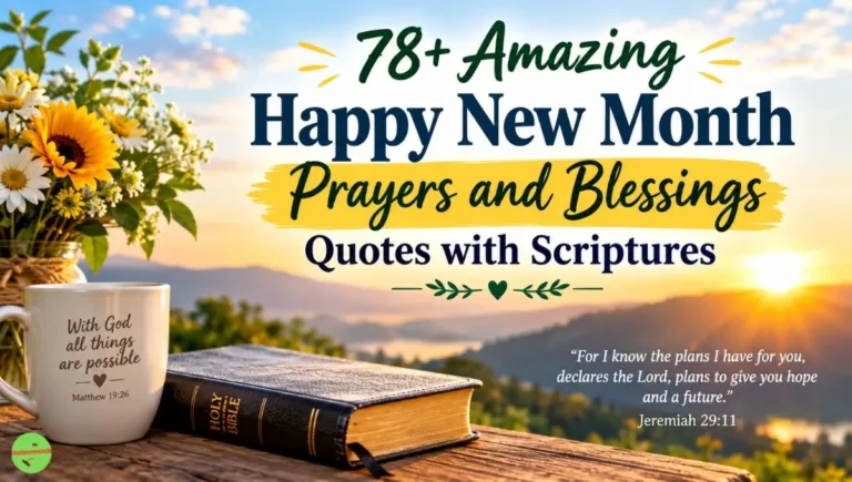 78+ Amazing Happy New Month Prayers and Blessings Quotes with Scriptures